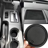 Auovo Anti-stofmatten voor Nissan Frontier Crew Cab 2005-2019 Nissan Xterra Accessoires 2005-2015 Custom Fit Deur Pocket Liners Bekerhouder Pads Console Matten (24 stks/set) (zwart)