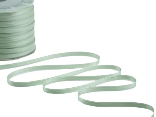 Bomboniere Furlanis dubbel satijnen lint - zeegroen - 6 mm x 100 m