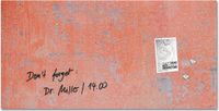 Sigel Glasmagneetbord Artverum - Rood muurmotief - 91x46cm