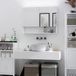 Armoire murale avec miroir et LED