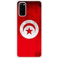 Samsung Galaxy S20 Drapeau tunisie Verstevigd hoesje met sublimatie bedrukking