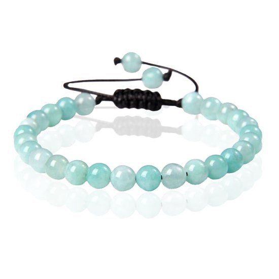 Memphis No.2 Natuursteen Armband Dames - 6mm Angle Stone