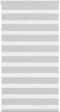 vidaXL Zebra rolgordijn 70x100 cm lichtgrijs