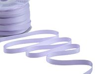 Furlanis - Dubbel satijnen lint, Italiaanse stof - lila, 10 mm x 25 m