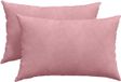 vidaXL - Coussin d'assise - 2 pièces - Rose - 60 x 40 cm - Tissu velours côtelé