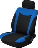 Start Uranus Enkele Voorstoelhoes - Stoelbeschermer - Zwart En Blauw - Geschikt Voor Alle Auto's - Ook Voor Stoelen Met Armleuningen