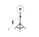 TEMPO DI SALDI Led-ringlamp 10 inch met houder en drie verlichtingsmodi