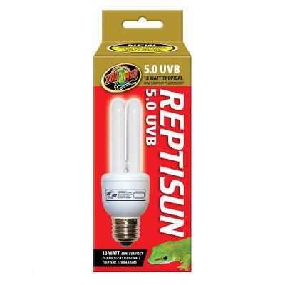 Zoo Med ZM ReptiSun 5.0 Mini Compact Fluorescent - 13 w