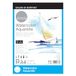 Daler-Rowney Simply Aquarelpapier, medium korrel, 190 g/m², 1 pagina, A4-21 x 29,7 cm, 14 vellen
