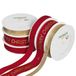 Halbach Seidenbänder Premium cadeaulint set Kerstmis | 6 rollen kerstversieringen | lint om cadeau in te pakken