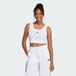 Adidas Sportswear Essentials Small Logo Katoenen Lifestyle Tanktop - Dames - Wit