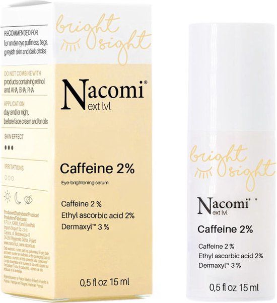 Nacomi Next Level Verhelderend Oogserum Met Cafeïne 2% 15ml