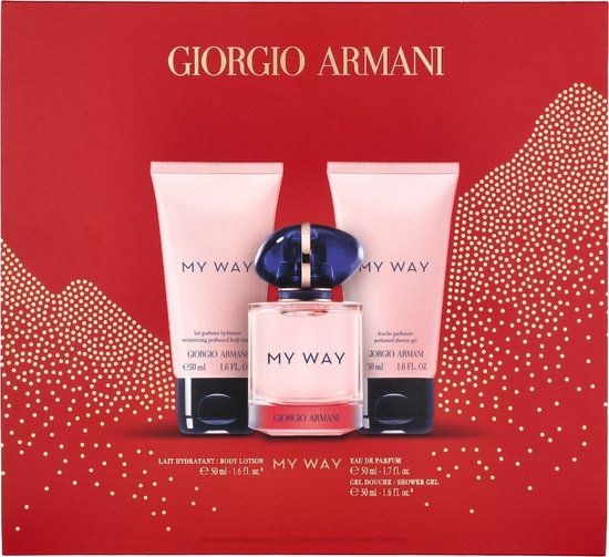 Armani Giorgio Armani My Way Gift Set - 50ml Eau de Parfum + 50ml Shower Gel + 50ml Body Lotion