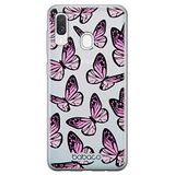 ERT GROUP mobiel telefoonhoesje voor Samsung A40 origineel en officieel erkend Babaco patroon Butterflies 002 optimaal aangepast aan de vorm van de mobiele telefoon, gedeeltelijk bedrukt
