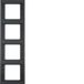 Hager 13437006 BER AFDEKRAAM 4V K1 ANTR VERT