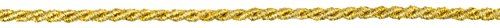 Ruther Vigogne Ruther & enkelkoord (gedraaid) 3 mm, geelgoud/verpakking 25 m