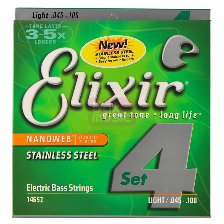 Elixir 14652 Nanoweb Stainless Steel Light - 0733132146529