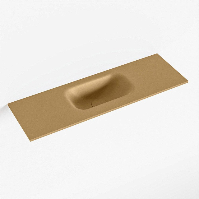 Mondiaz Mondiaz EDEN Fontein - 70x23x0.9cm - wasbak midden - zonder kraangaten - voor toiletmeubel - Solid surface - Oro F50110Oro