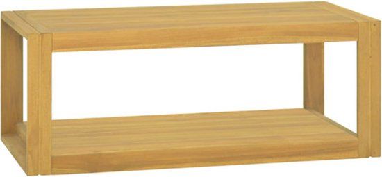 vidaXL Badkamerwandkast - 90x45x35 cm - Massief Teakhout