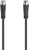Hama Antennekabel Coax-stekker - Coax-koppeling 1,5 M 90 DB Zwart