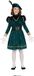 Fiestas Guirca robe de clown vert / noir 7-9 ans