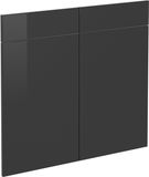 Vicco R-Line Keukenfront – 79.2 x 70.8 cm meubelfront voor de onderkast met lades Antraciet Hoogglans