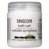 Badzout BINGOSPA Badzout tegen cellulitis, striae, spierspanning met mineralen uit de Dode Zee, rooibos en magnesium, 550 g