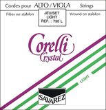 Corelli altvioolsnaren Crystal D Nylon/Alu. wond medium 732M