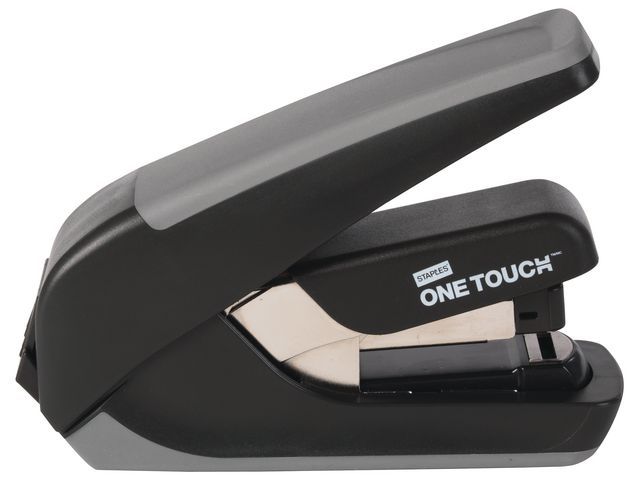 Staples One-Touch™ CX4 Halfstrip Stapler - 20 Sheet Capacity - Black