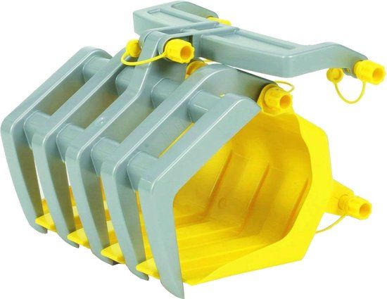 Rolly Toys Grijper - Grijs/Geel - Kunststof - Traptractor - 40 967 9