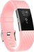 By Qubix Qubix - Siliconen bandje voor Fitbit Charge 2 - Maat Large - Roze
