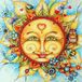 Diamantmozaïek Soleil Rieur 45x45 cm