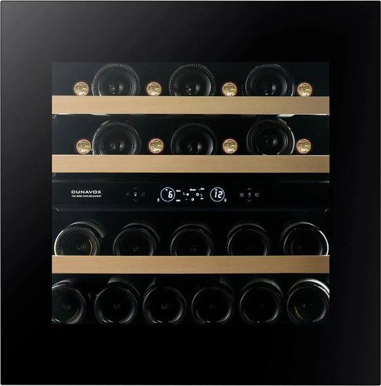 Dunavox Horizon-25.TO Wijnkoelkast | DVH-25.65DMB.TO | Mat Zwart