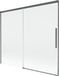 Mexen Rox paroi de douche 2 pièces coulissant 180 x 150 , transparent, gris canon brossé - 8C9-180-001-66-00