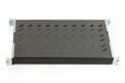 LINK Universeel rek voor kledingkast RACK 19 inch uittrekbaar 370-450 mm met 4 haken zwart