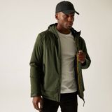 Regatta Winsar Heren XL Groene Polyester Waterdichte Ademende Isolerende Jas met Capuchon