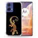 Cokitec Versterkte hoes voor Motorola G85 5G Animal Lezard Zwart