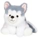 GIPSY TOYS Peluche Husky Floppy Choopy, 22 cm, Gris / Blanc
