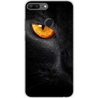 1001 coques Huawei Honor 9 Lite Oeil de panthere bedrukt siliconen hoesje