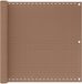 VidaXL Balkon scherm 120 x 700 cm hdpe en aluminium rechthoekig taupe