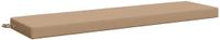 vidaXL Bankkussen SOEST 100% Polyester Zand 140 x 40 x 8 cm