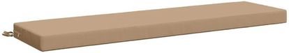 vidaXL Bankkussen SOEST 100% Polyester Zand 140 x 40 x 8 cm