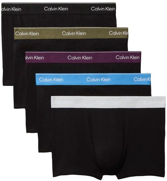 Calvin Klein Heren Icon 5P Boxer Trunks Basic Combi Multi