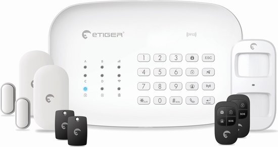 eTiger S5 Draadloos Alarmsysteem - WIFI - Wit