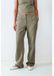 Balmohk Pantalon Fermeture Éclair Droit Vert XS Femme