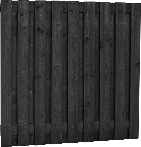 Intergard Zwarte schutting grenen 180x180cm