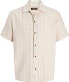 JACK & JONES Tiago chemise structurée à manches courtes coupe décontractée - dobby - blanc (sea pearl)