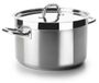 Lacor 54033 steelpan met deksel, RVS, 32 cm