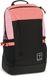 Ars Una Sac à dos Rose-Noir, 23 litres, 320x470x180 mm, léger et déperlant