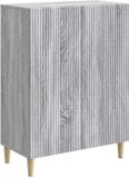 vidaXL Dressoir Grijs sonoma 66 x 34,5 x 90 cm Bewerkt hout